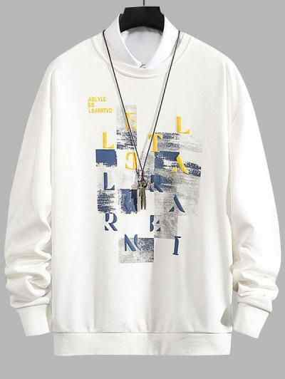 Tee Tall Mens Printed Kangaroo Hoodie TTMPKHPR1 - Cream