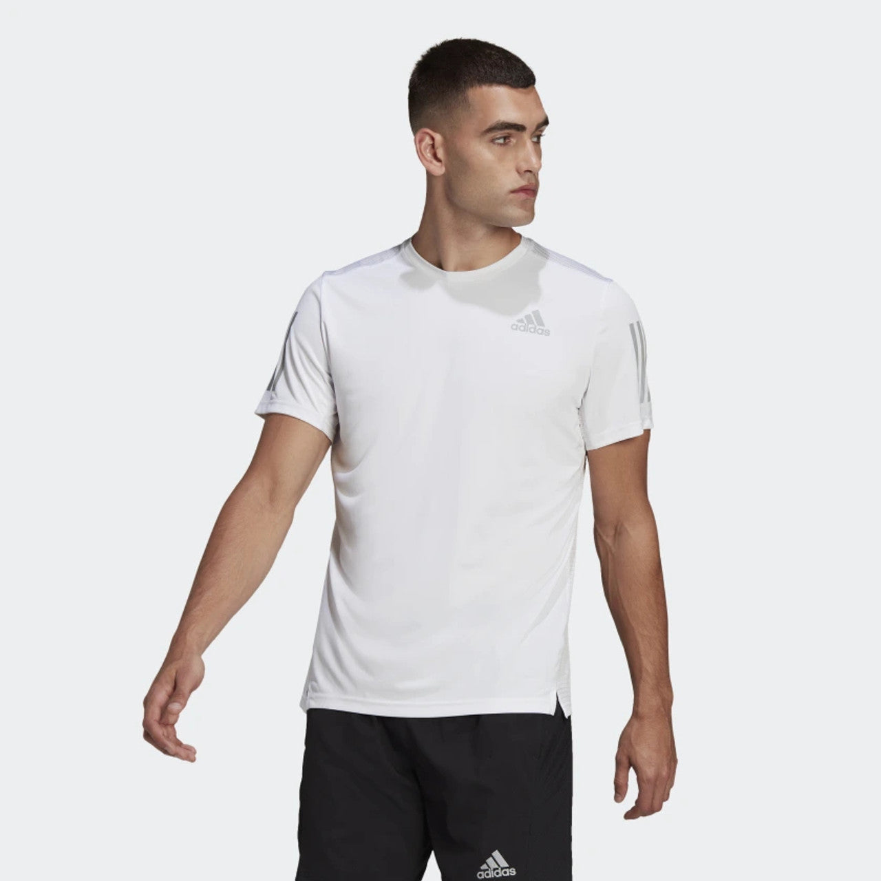 ADIDAS OWN THE RUN T SHIRT WHITE