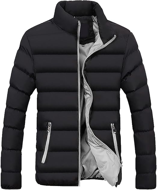 Men's Bomber Jacket Warm Waterproof Puffer Jacket Hooded Windproof Winter Coat Jacket, L-5XL